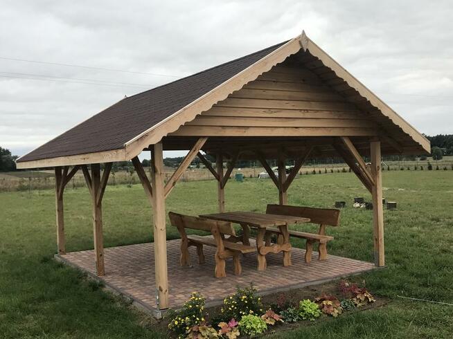 WIATA GARAŻOWA drewna carport garaż altana 3,3x7