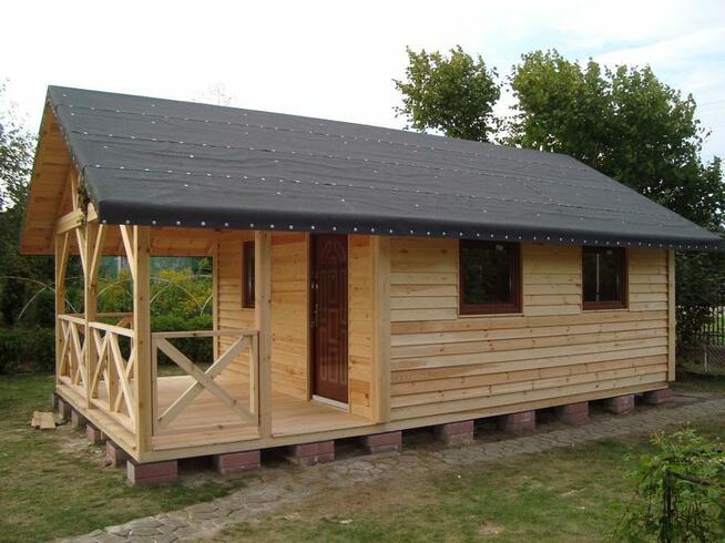 DOMEK DREWNIANY rekreacyjny drewna taras altana
