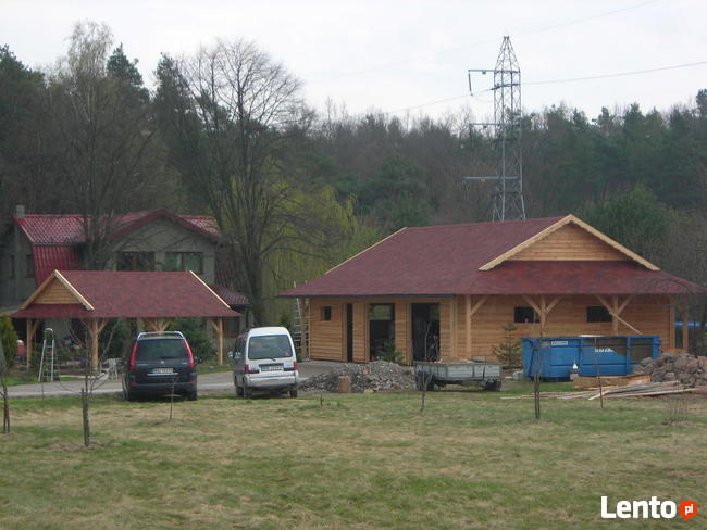 GARAŻ DREWNIANY dom wiata hala drewna ORZEŁ 2