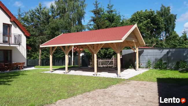WIATA GARAŻOWA drewna carport garaż altana 3,3x7
