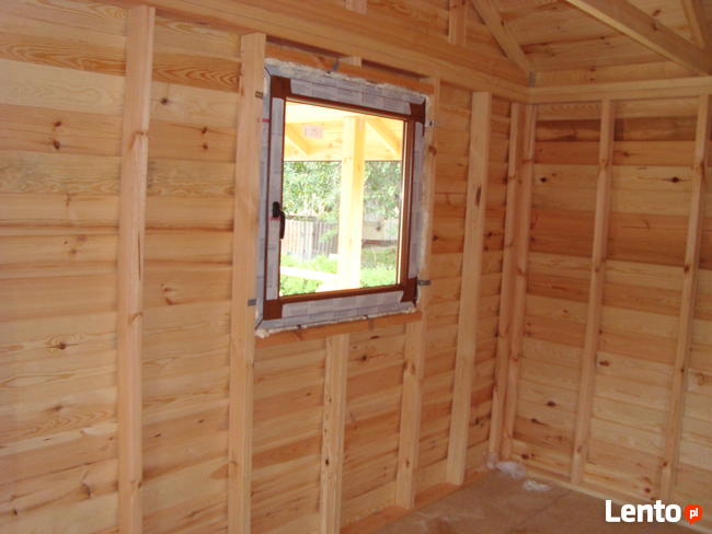 DOMEK DREWNIANY rekreacyjny drewna taras altana