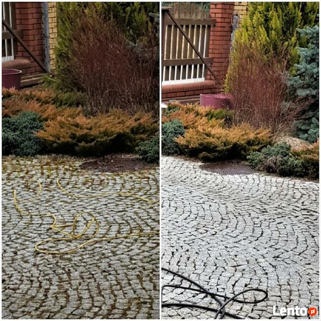 Mycie kostki brukowej, podjazdów, tarasów Łódź, Zgierz