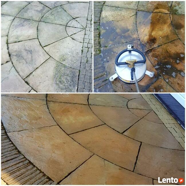 Mycie kostki brukowej, podjazdów, tarasów Łódź, Zgierz