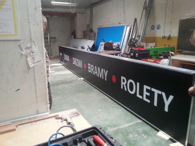 Kaseton, szyld, reklama, litery 3D, pylon, baner, druk