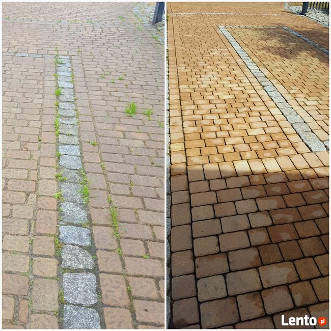 Mycie kostki brukowej, podjazdów, tarasów Łódź, Zgierz