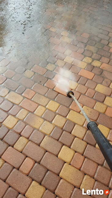 Mycie kostki brukowej, podjazdów, tarasów Łódź, Zgierz