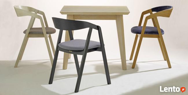 Designerskie fotele dębowe z Meble Radomsko