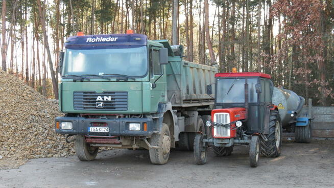 Usługi-wywrotka 4-osiowa, 3-osiowa, piasek, koparka, koparko-