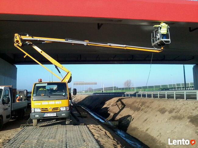 Zwyżka, 17m, 20m, 24m, 30m, Wynajem Podnośników Koszowych,