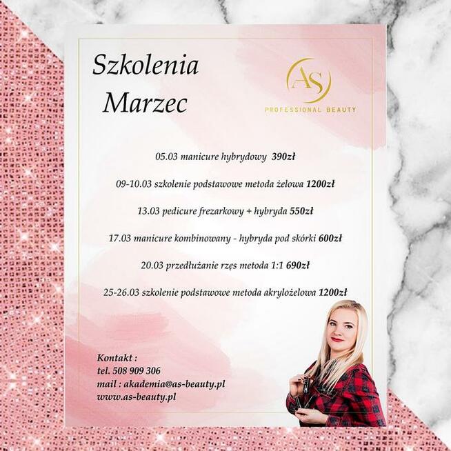 Kurs / Szkolenie paznokcie, rzęsy, pedicure
