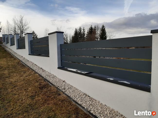 ogrodzenie aluminiowe poziome