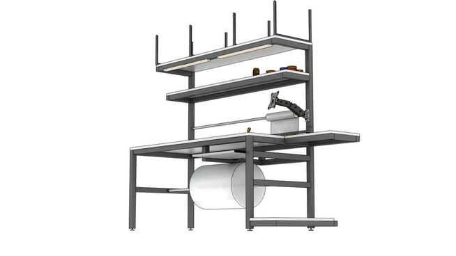 Stół warsztatowy do pakowania 200x90x225cm