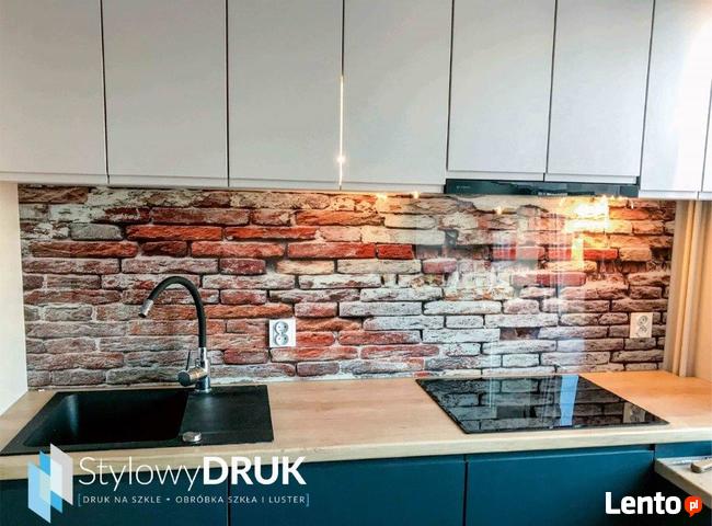 Panele szklane do kuchni, lacobel, druk na szkle