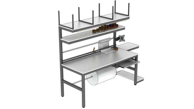 Stół warsztatowy do pakowania 200x90x225cm