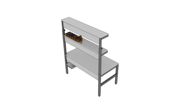 Stół warsztatowy do pakowania 160x80x215cm