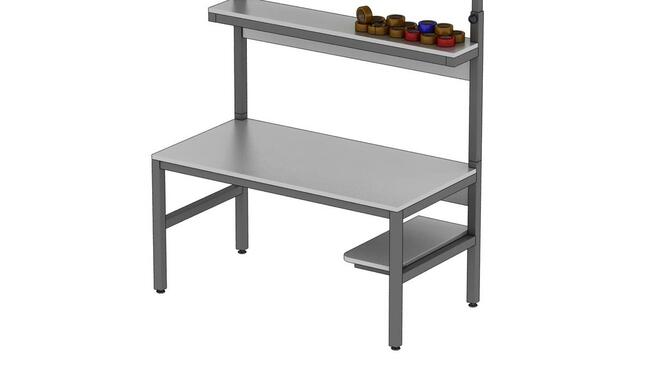 Stół warsztatowy do pakowania 160x80x215cm