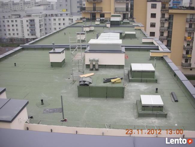 krycie dachów papą termozgrzewalną , izolacje docieplenia da