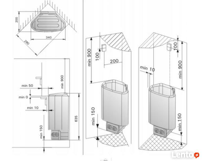Elektryczny piec do sauny Harvia DELTA D 23, 2,3 kW