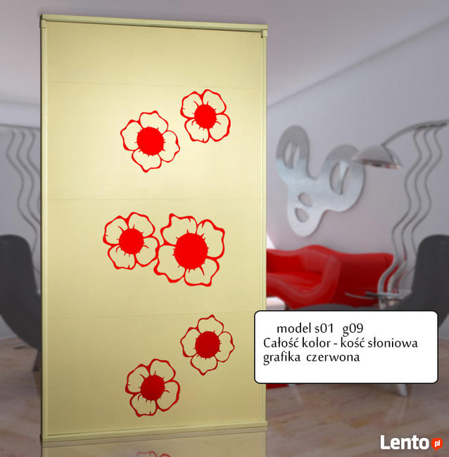 Ścianki działowe rozporowe parawan do samodzielnego montażu