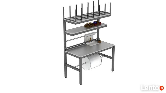 Stół warsztatowy do pakowania 150x75x220cm