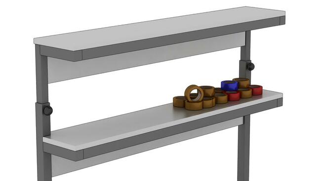 Stół warsztatowy do pakowania 160x80x215cm