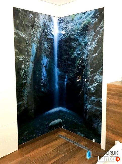 Panele szklane do kuchni, lacobel, druk na szkle