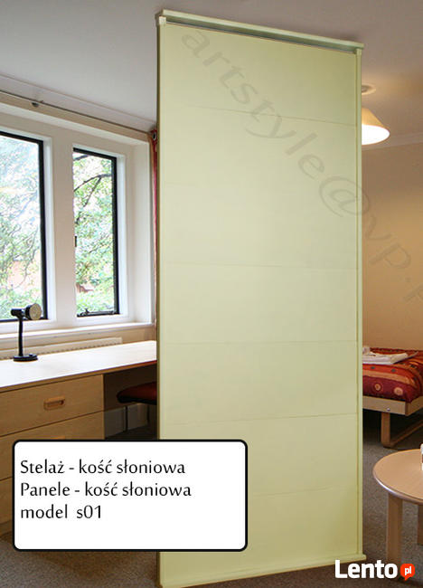Ścianki działowe rozporowe parawan do samodzielnego montażu