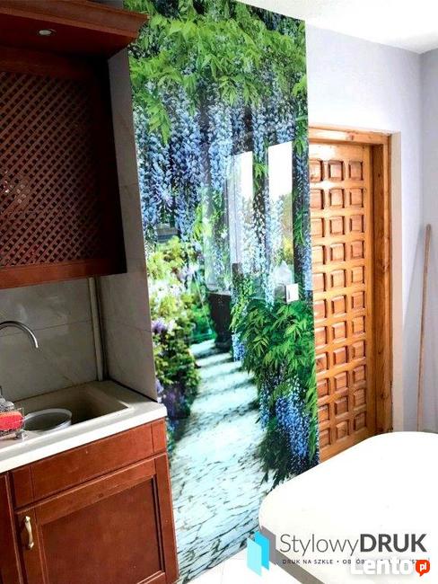 Panele szklane do kuchni, lacobel, druk na szkle