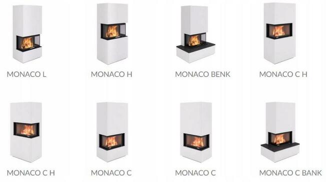 Nordpeis obudowa kominka MONACO HIGH akumulac. VAT