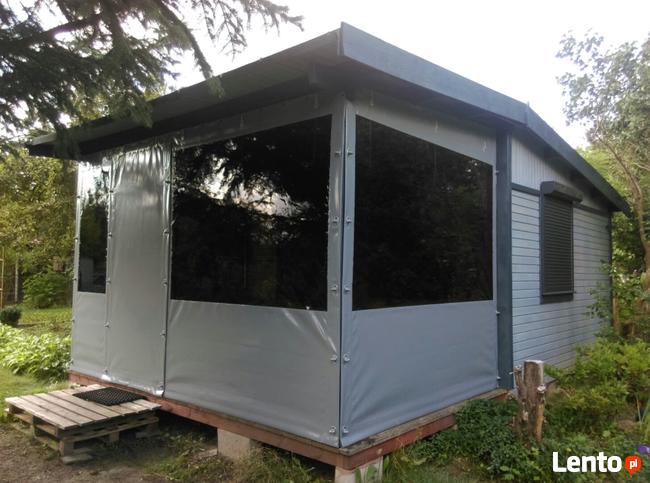 Plandeki osłonowe na taras i do altan