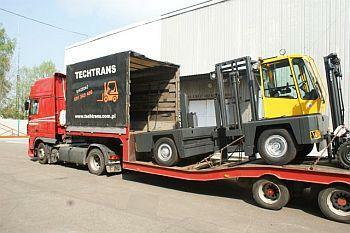 Boczny wózek widłowy Lancer Diesel platforma 1400 mm baumann