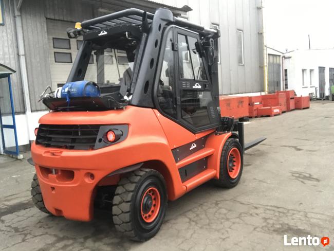 Wózek widłowy Linde H-80-T używany Osprzęt UDT Gwarancja 8 T