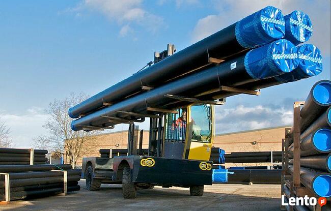 Boczny wózek widłowy Lancer Diesel platforma 1400 mm baumann