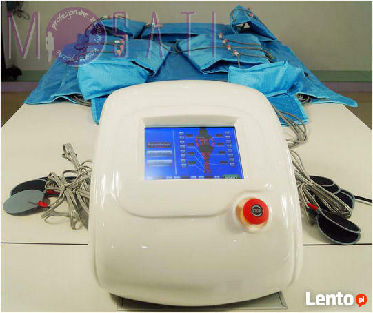 Kombajn odchudzająco - modelujący ciało z kolorowym wyświ