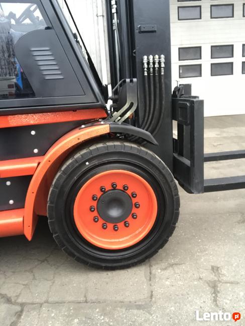 Wózek widłowy Linde H-80-T używany Osprzęt UDT Gwarancja 8 T