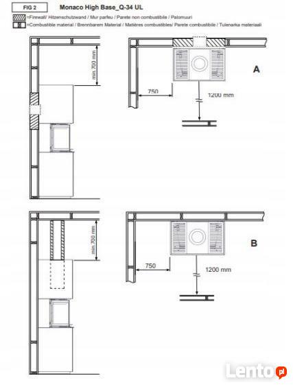 Nordpeis obudowa kominka MONACO COLORADO BENCH