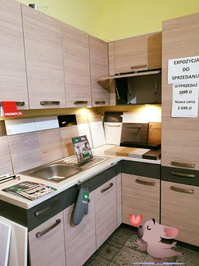 Kuchnia KAMDUO XL Pinia szampan-szara - Ekspozycja