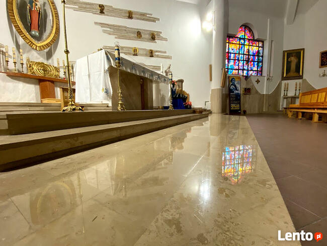 Renowacja posadzek szlifowanie polerowanie marmur granit