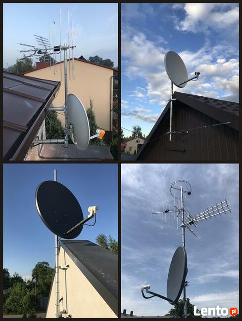 Montaż anten satelitarnych i naziemnych DVB-T - serwis