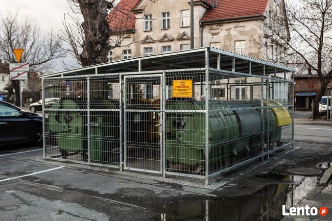 Wiata śmietnikowa. Altana śmietnikowa. Osłona na kosze.