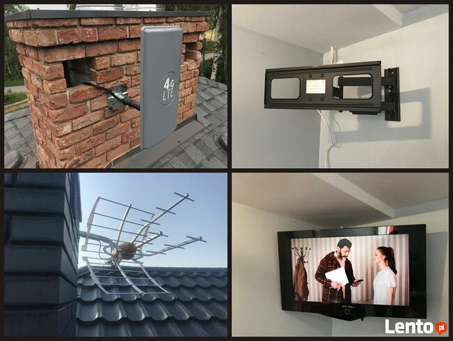Montaż anten satelitarnych i naziemnych DVB-T - serwis