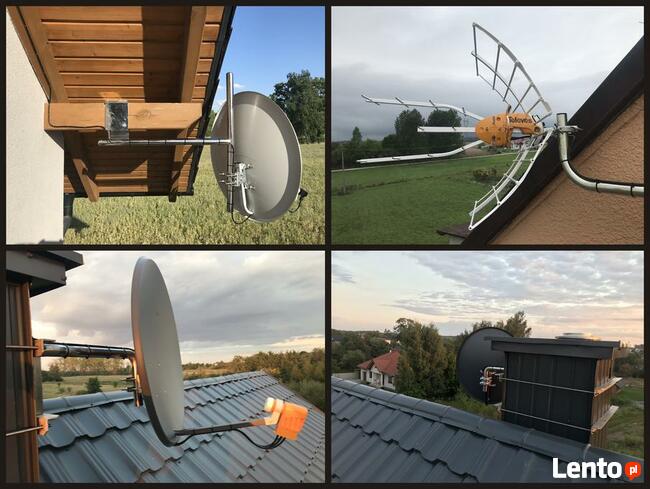 Montaż anten satelitarnych i naziemnych DVB-T - serwis