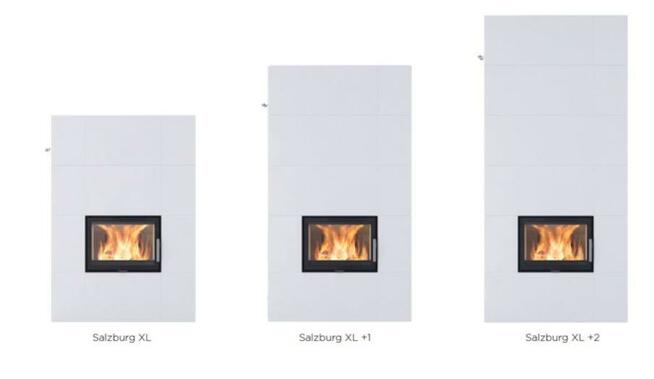 Nordpeis kominek komplet SALZBURG XL+2 akumul VAT