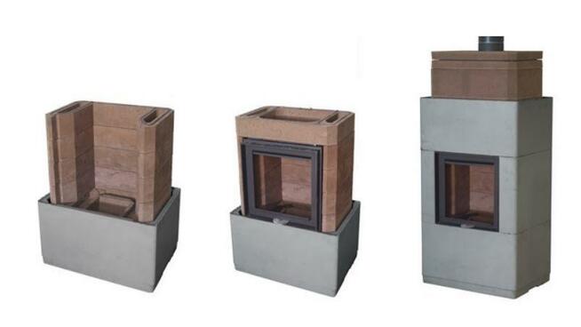 Nordpeis kominek komplet SALZBURG L+1 akumul VAT