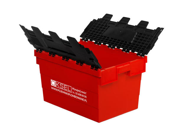 Wynajem pojemniki plastikowe, plombowane, do transportu