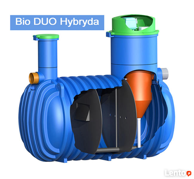 OCZYSZCZALNIA ŚCIEKÓW BIOLOGICZNA BIO HYBRYDA DLA 4 OSÓB