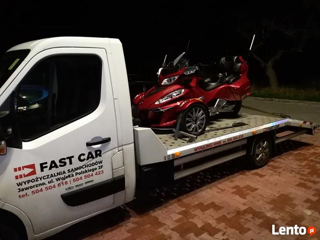 Wypożyczalnia, wynajem samochodów dostawczych LAWETA i Busy