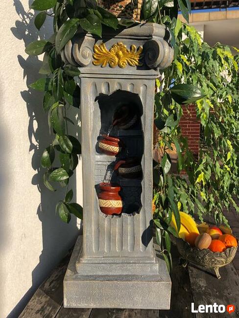 FONTANNA OGRODOWA--KWIETNIK - KOLUMNA ANTYK - 90cmLED