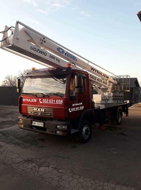 Podnośnik koszowy, zwyżka wynajem Kraków