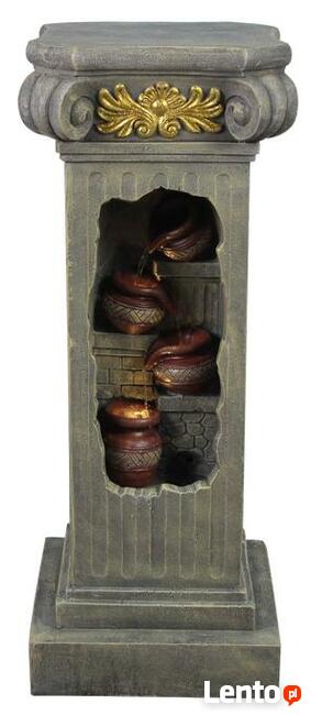 FONTANNA OGRODOWA--KWIETNIK - KOLUMNA ANTYK - 90cmLED